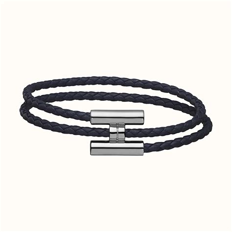 hermes tournis tres bracelet grey|Tournis Tresse bracelet .